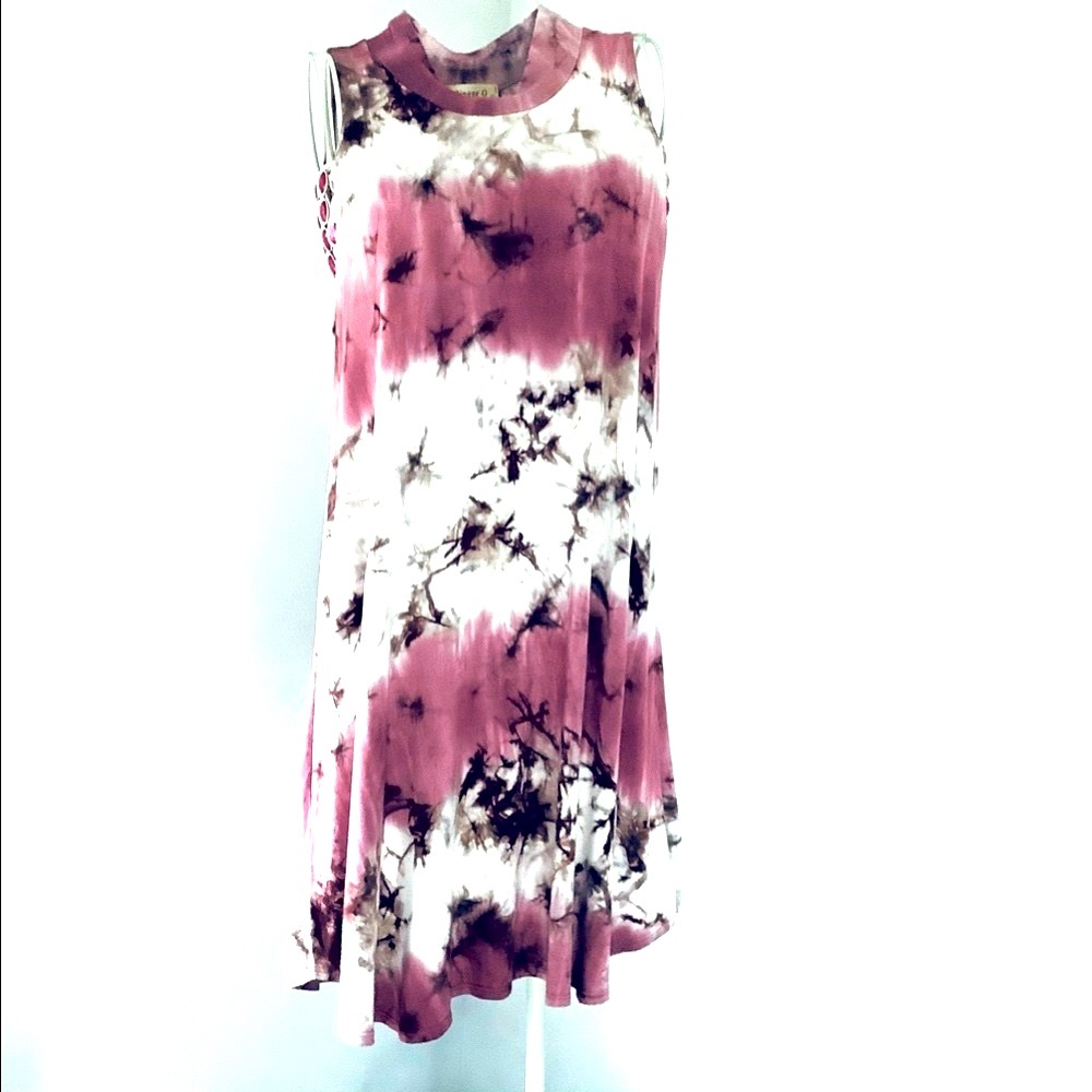 Anthropologie Ginger G. Tie Dye, shift style Dress. Size Large